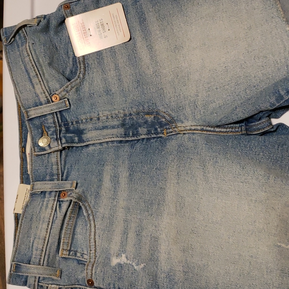 Levi Heritage High-Rise Shorts size 6 28W - Picture 2 of 9